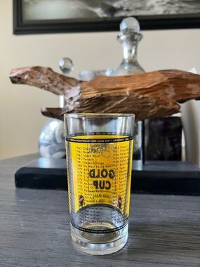 Hollywood Park Gold Cup Lava Man 2005-2006-2007 Collectible Glass